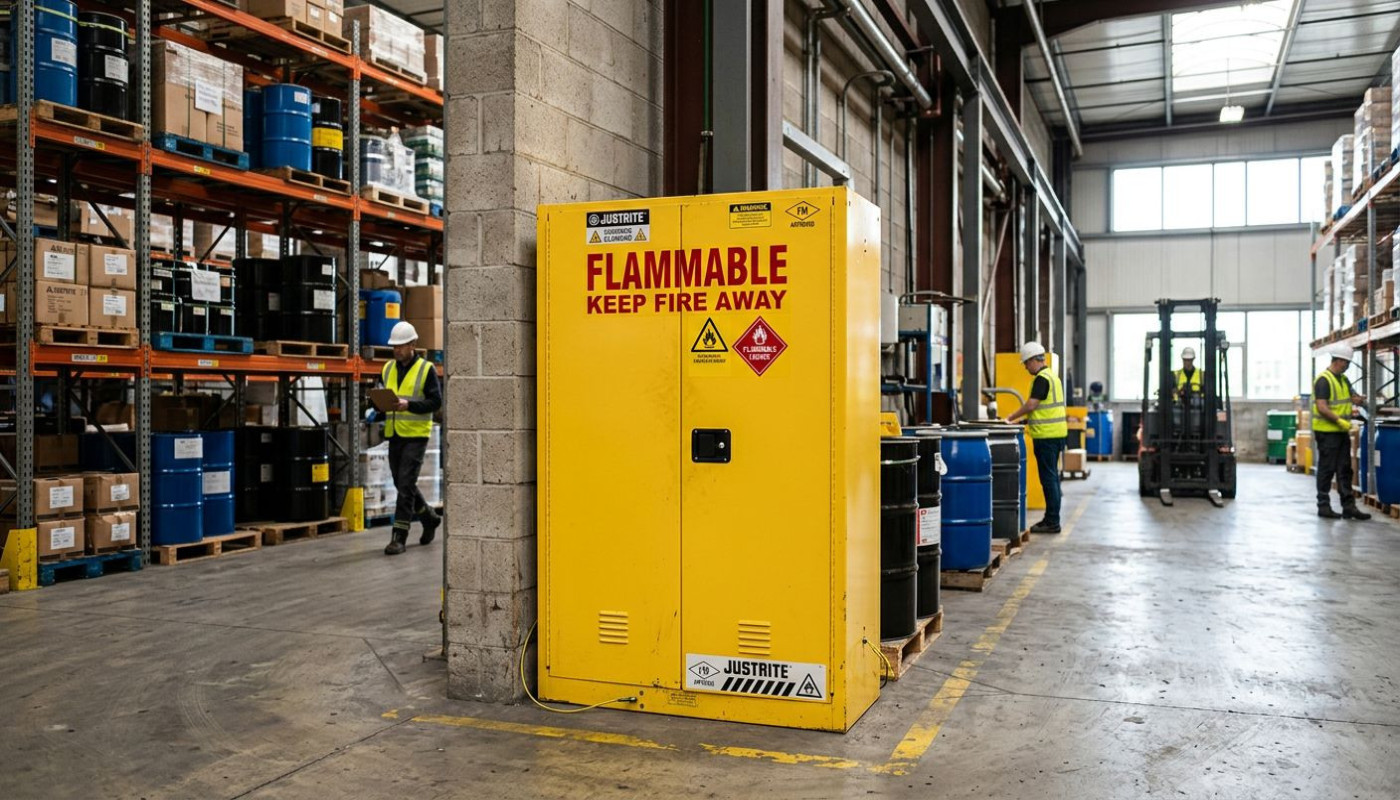Choisir l'armoire pour inflammables idéale pour votre entreprise