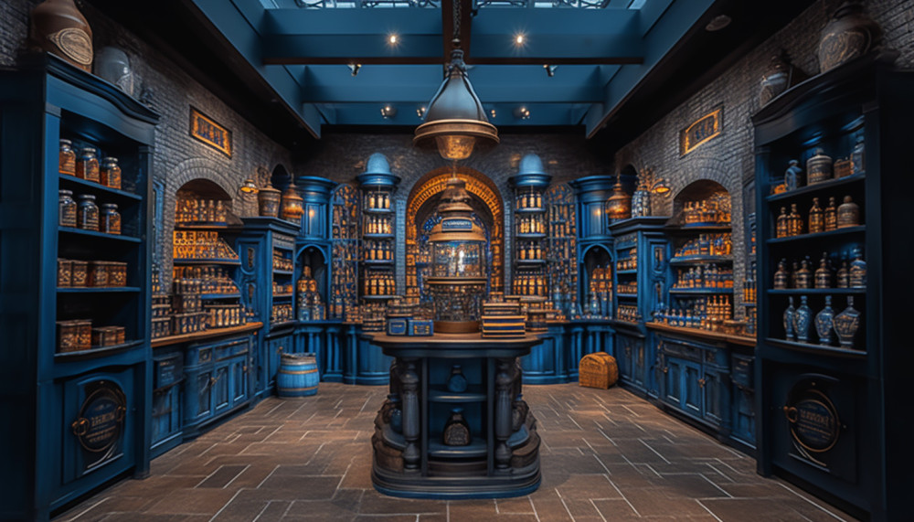 Quels sont les produits retrouvés dans une boutique Harry Potter ?